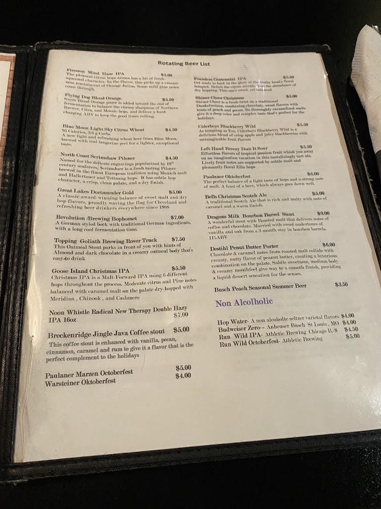 Sports Corner @ 124 Menu image 1